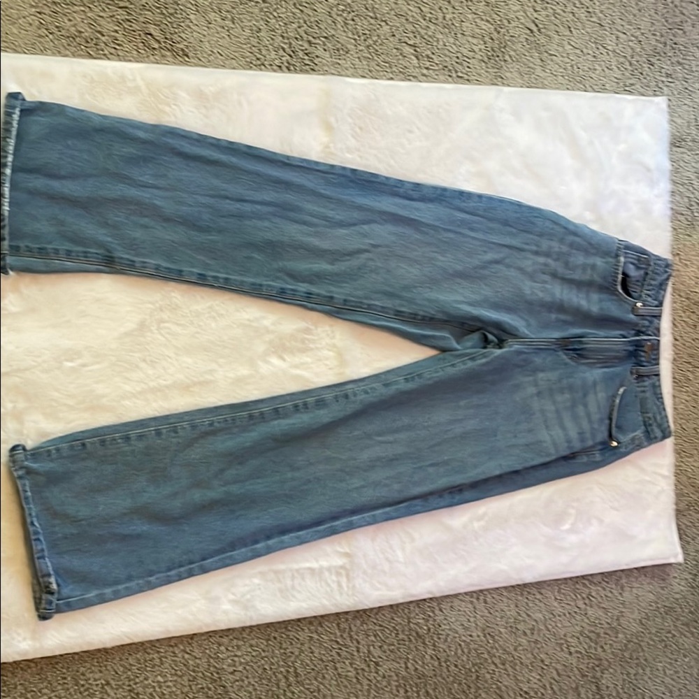 SHEIN Blue Wide Leg Pants